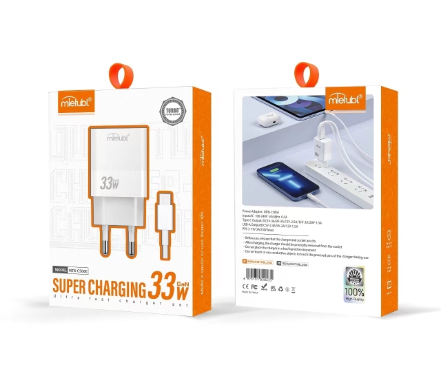 Carregador 33W(TYPE-C-USB) MTB-CS06