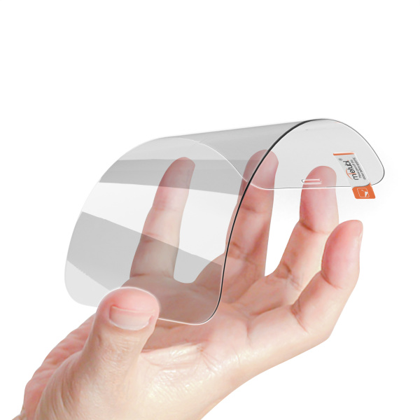 Big curve clear glass
