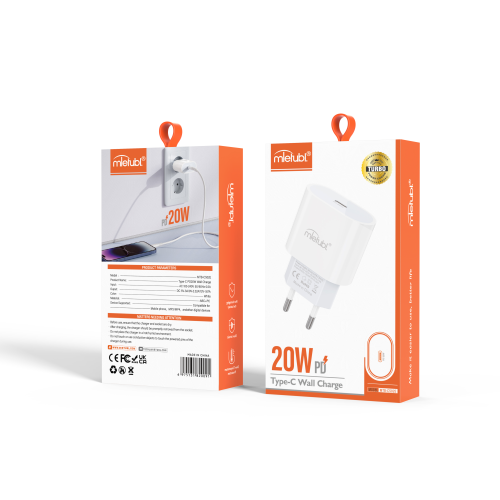 Carregador 20W( TYPE-C-LIGHTNING) MTB-CS02
