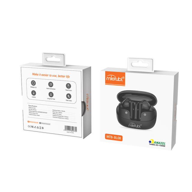 Fone de Ouvido Bluetooth sem fio MTB-BL08