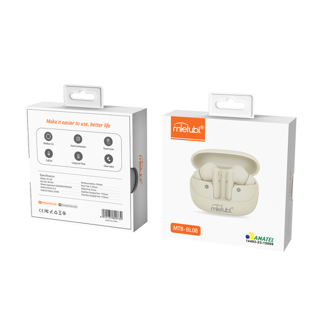 Fone de Ouvido Bluetooth sem fio MTB-BL08