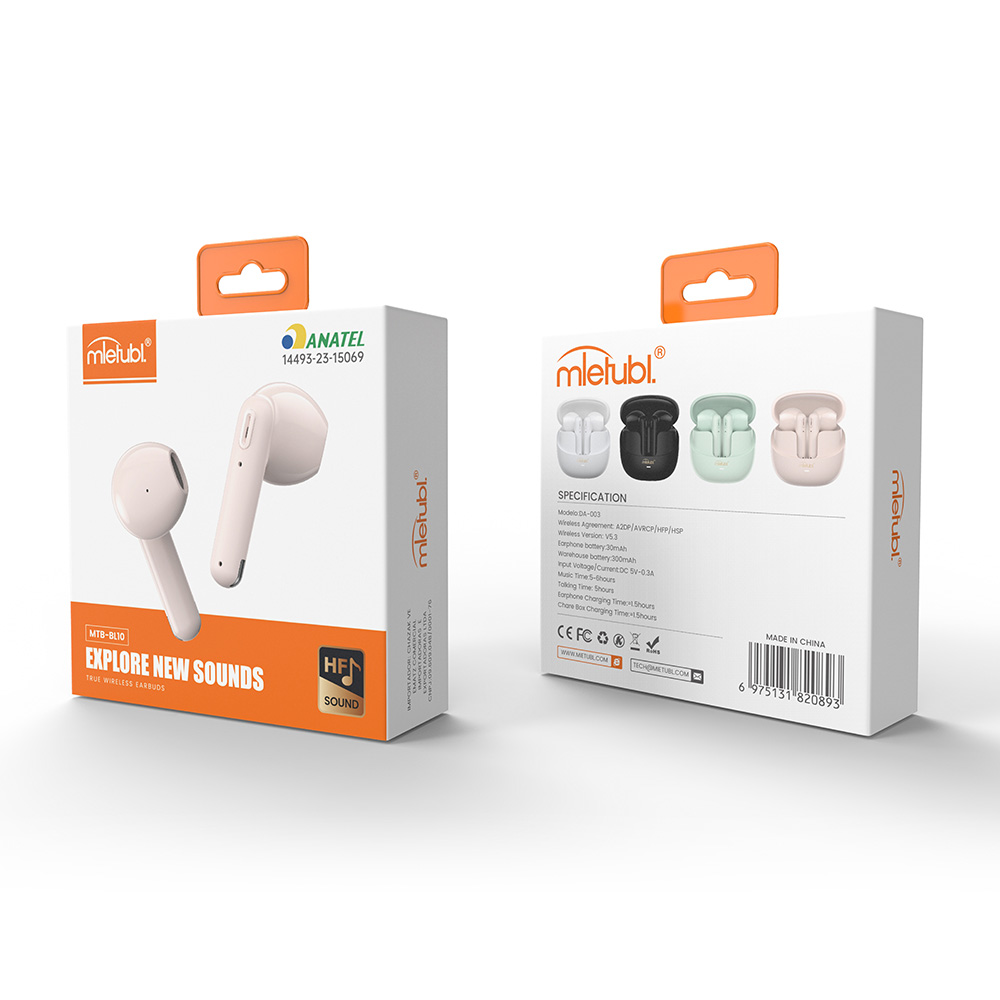 Fone de Ouvido Bluetooth Comfortavel MTB-BL10