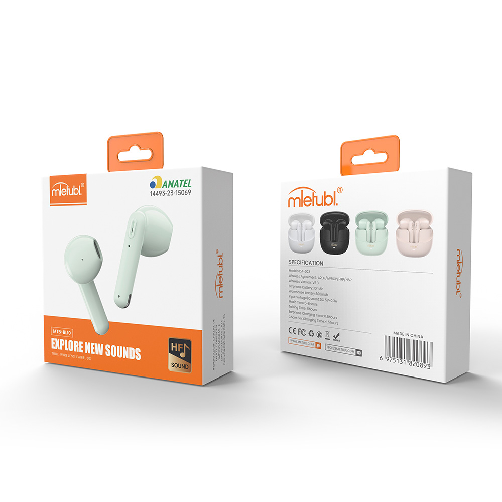 Fone de Ouvido Bluetooth Comfortavel MTB-BL10