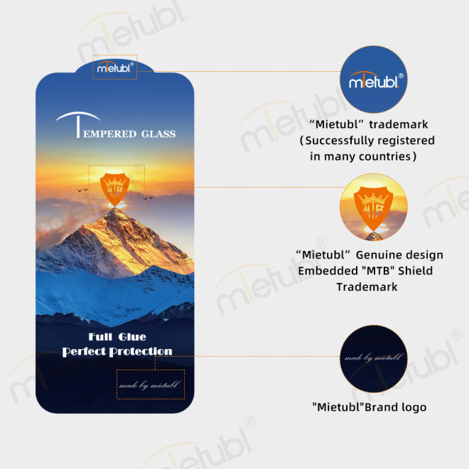 Colored MTB Glass Screen Protector