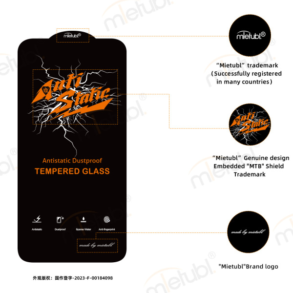 Anti-static glass