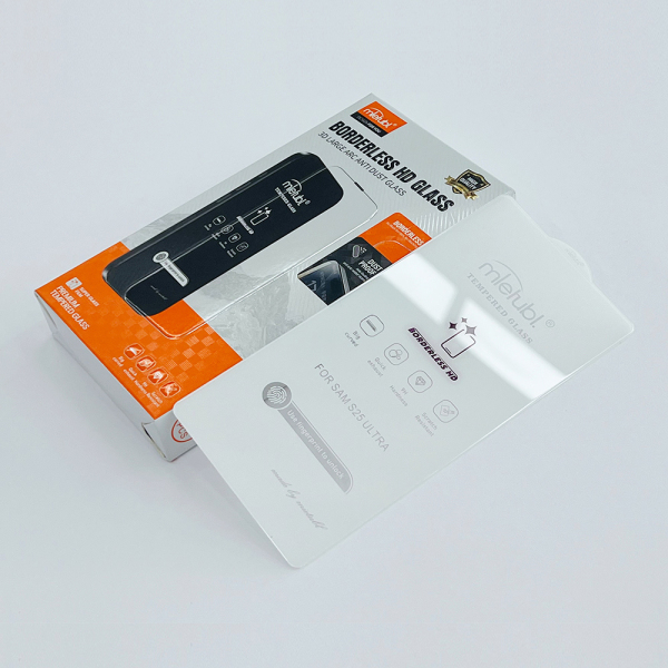 High-definition full-transparent tempered film with a base plate and dust-proof net