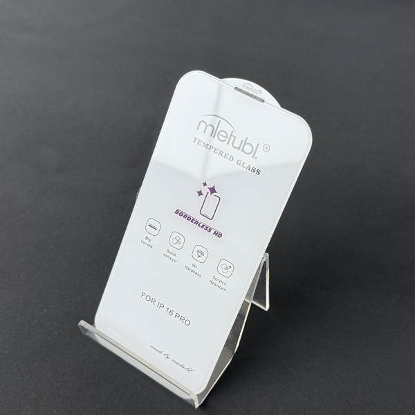 High-definition full-transparent tempered film with a base plate and dust-proof net