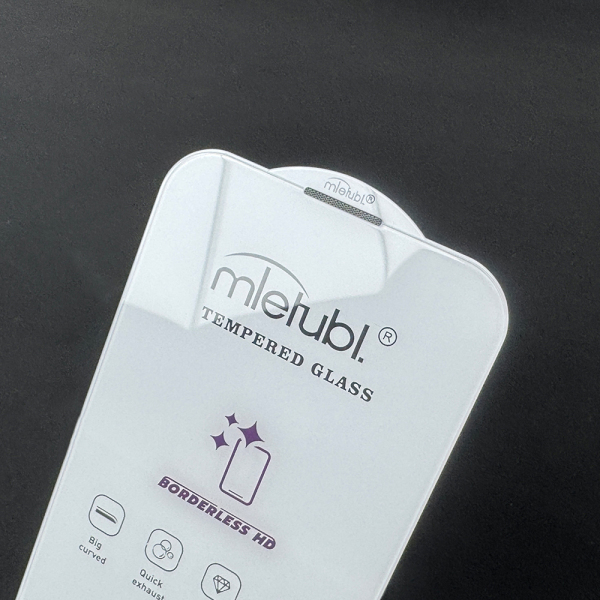 High-definition full-transparent tempered film with a base plate and dust-proof net