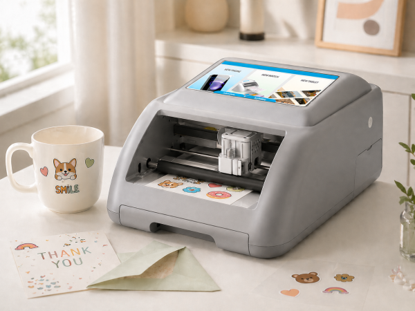 DIY Sticker Printing and Cutting Machine